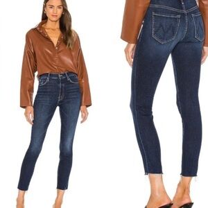 Mother Jeans : The stunner Ankle Fray high Rise Teaming up